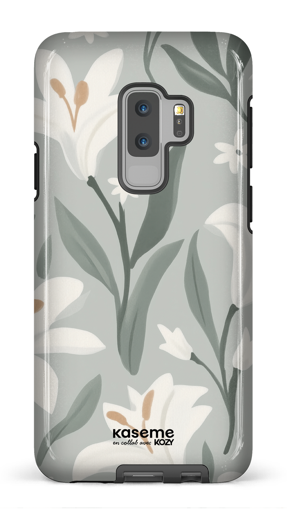 Étui impact pour cellulaire - La danse des lys sauge