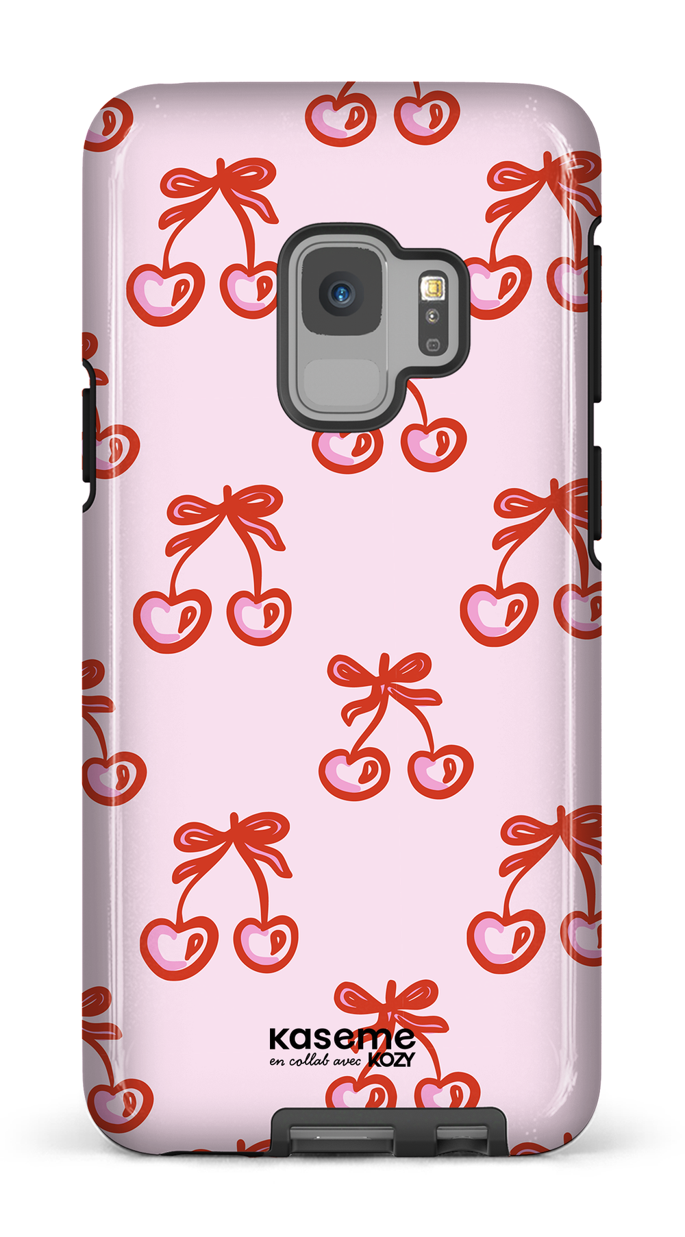 Étui impact pour cellulaire - Cerises bouclées