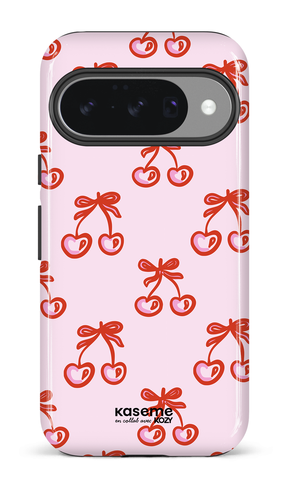 Impact cell phone case - Curly cherries