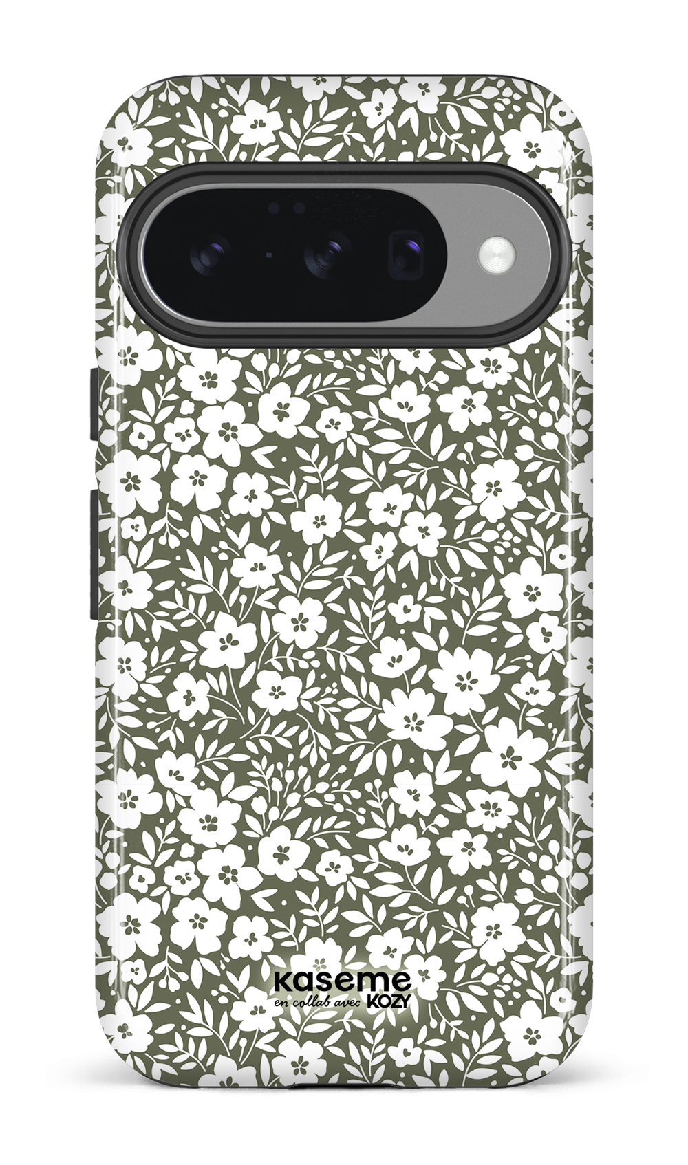 Impact cell phone case - Greens & flowers