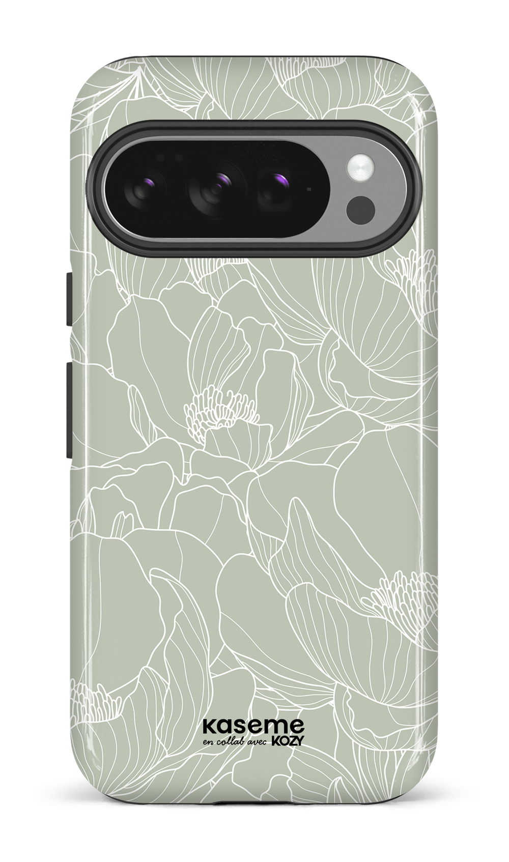 Étui impact pour cellulaire - Fleurs en finesse