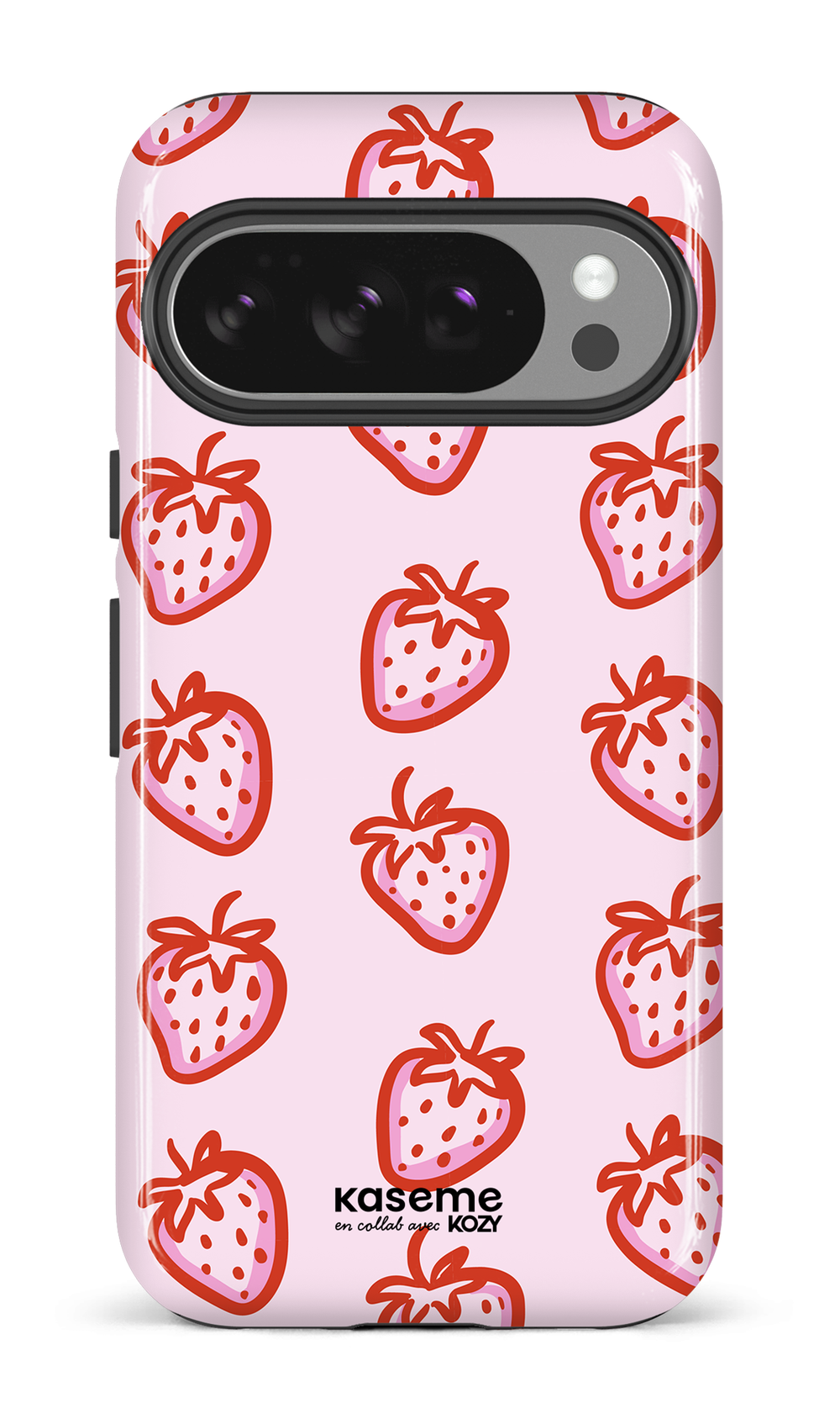 Étui impact pour cellulaire - Fraises en folie