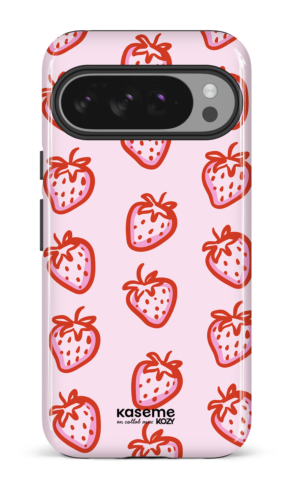 Étui impact pour cellulaire - Fraises en folie