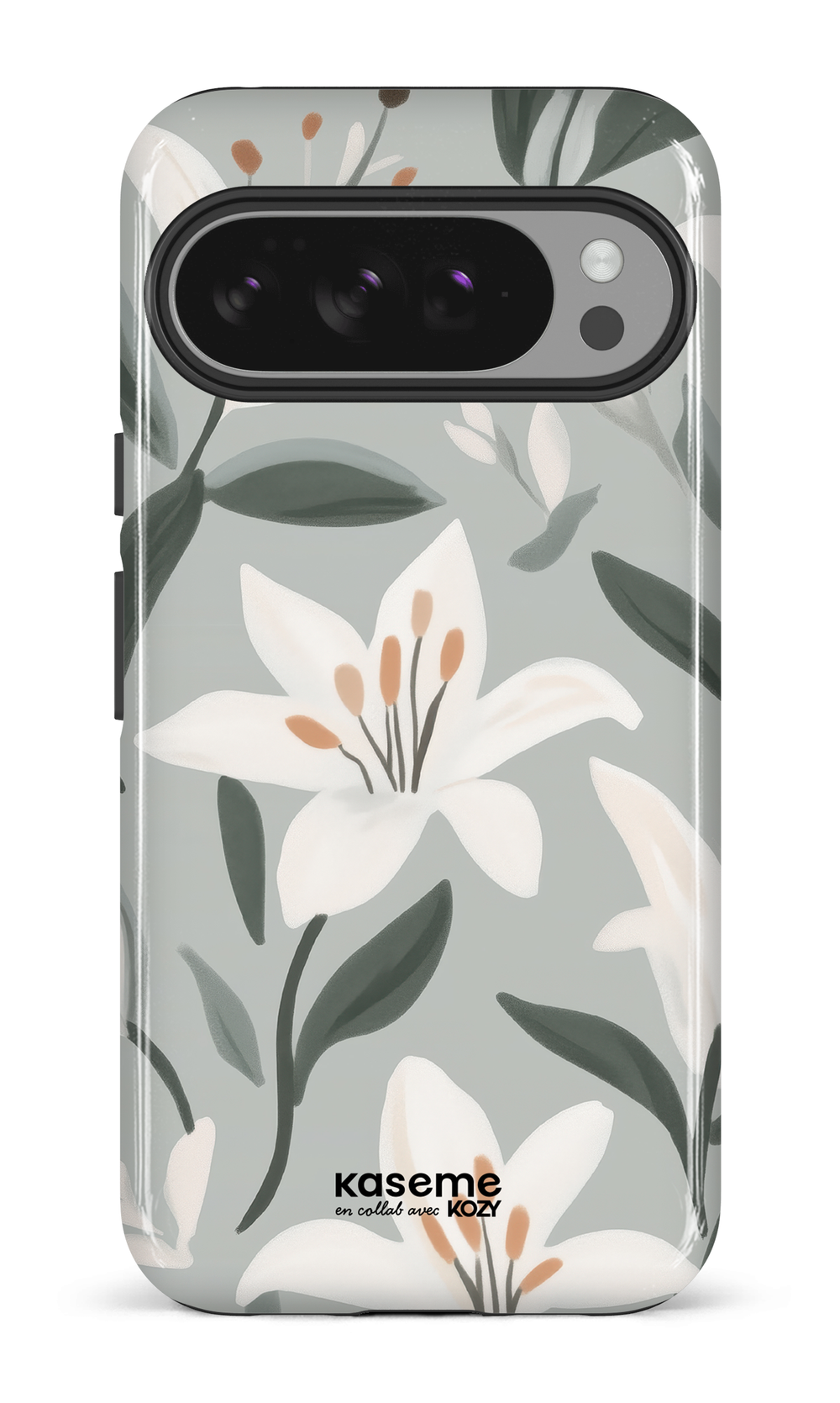 Impact cell phone case - The blue lily dance