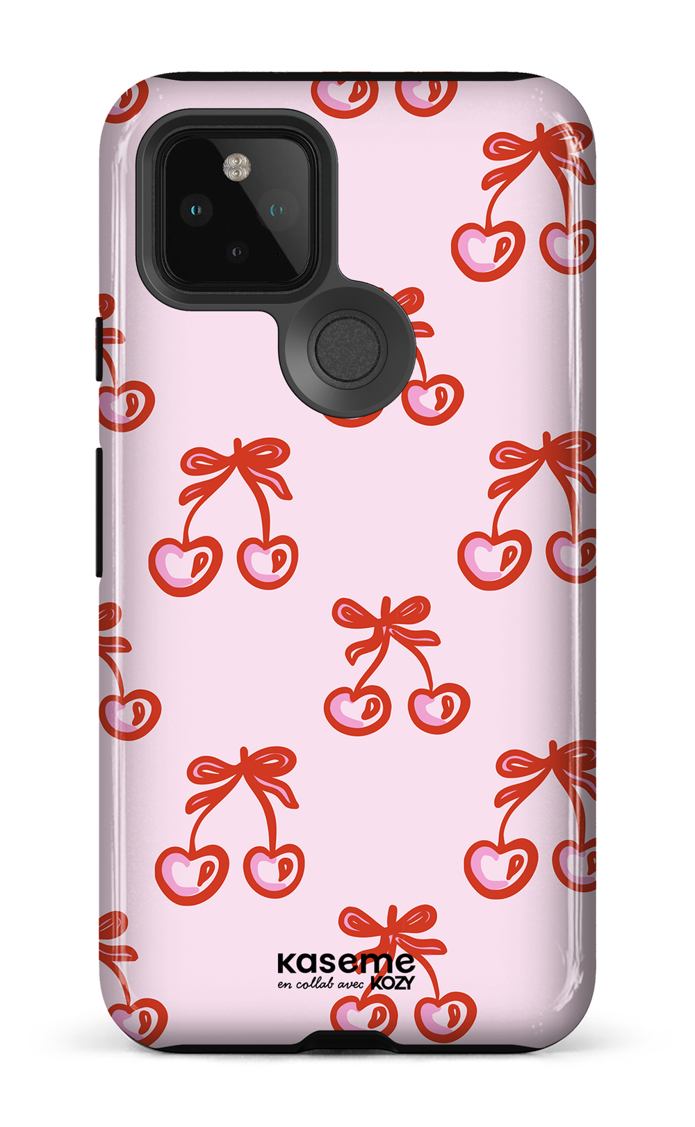 Étui impact pour cellulaire - Cerises bouclées