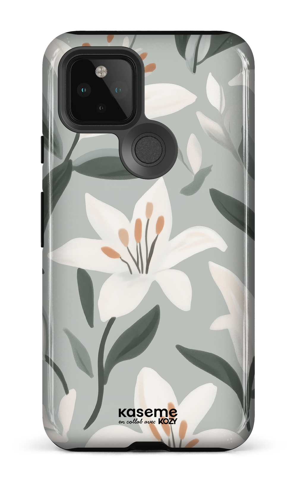 Étui impact pour cellulaire - La danse des lys bleu