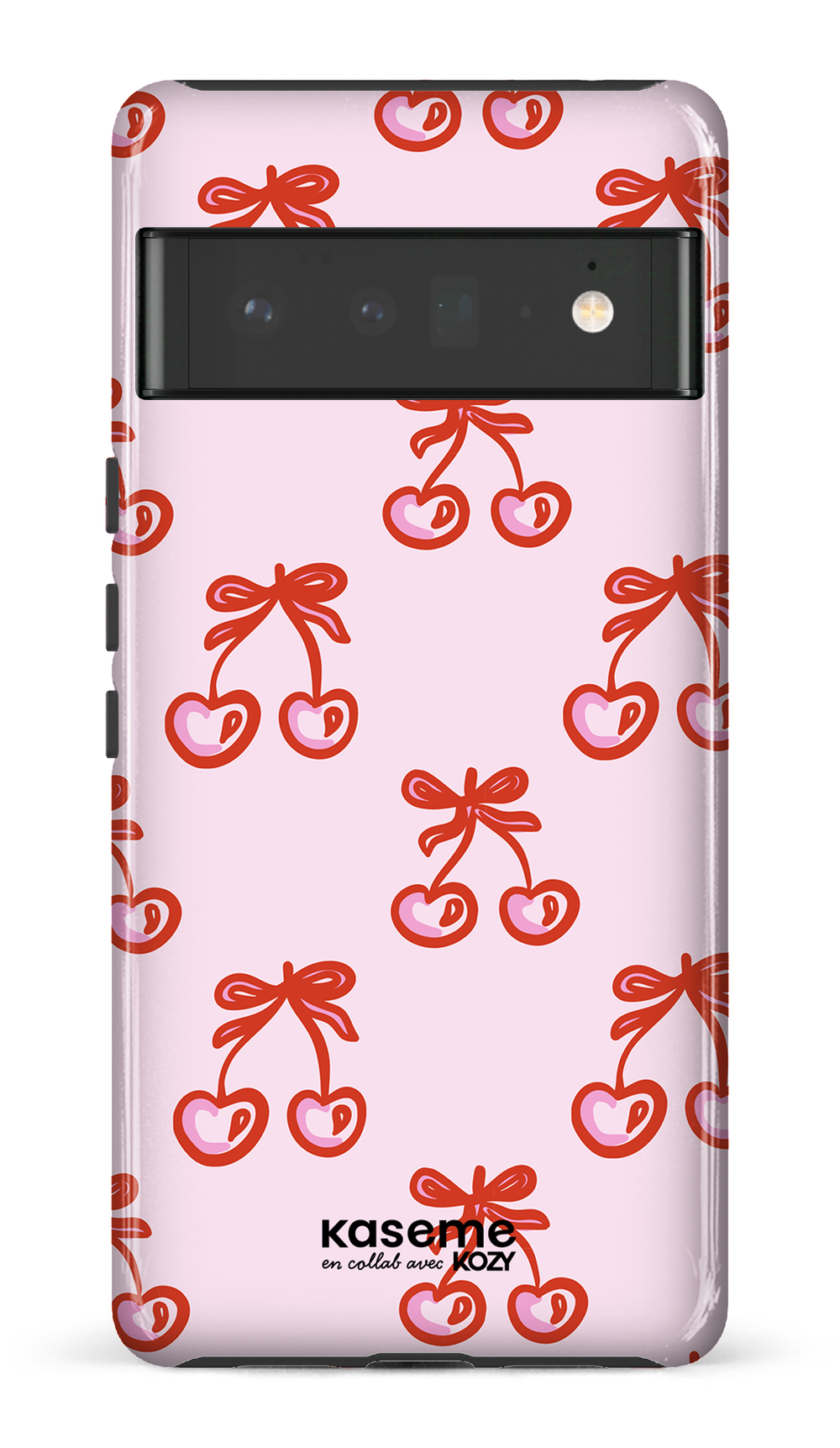 Étui impact pour cellulaire - Cerises bouclées