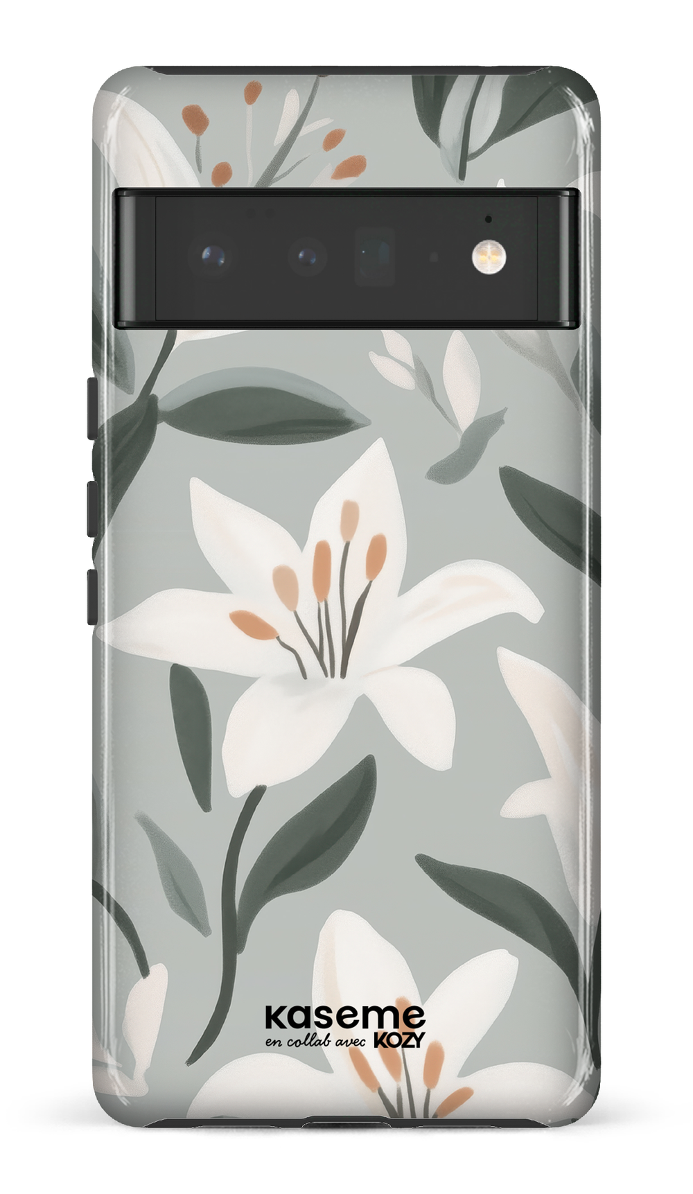 Étui impact pour cellulaire - La danse des lys bleu