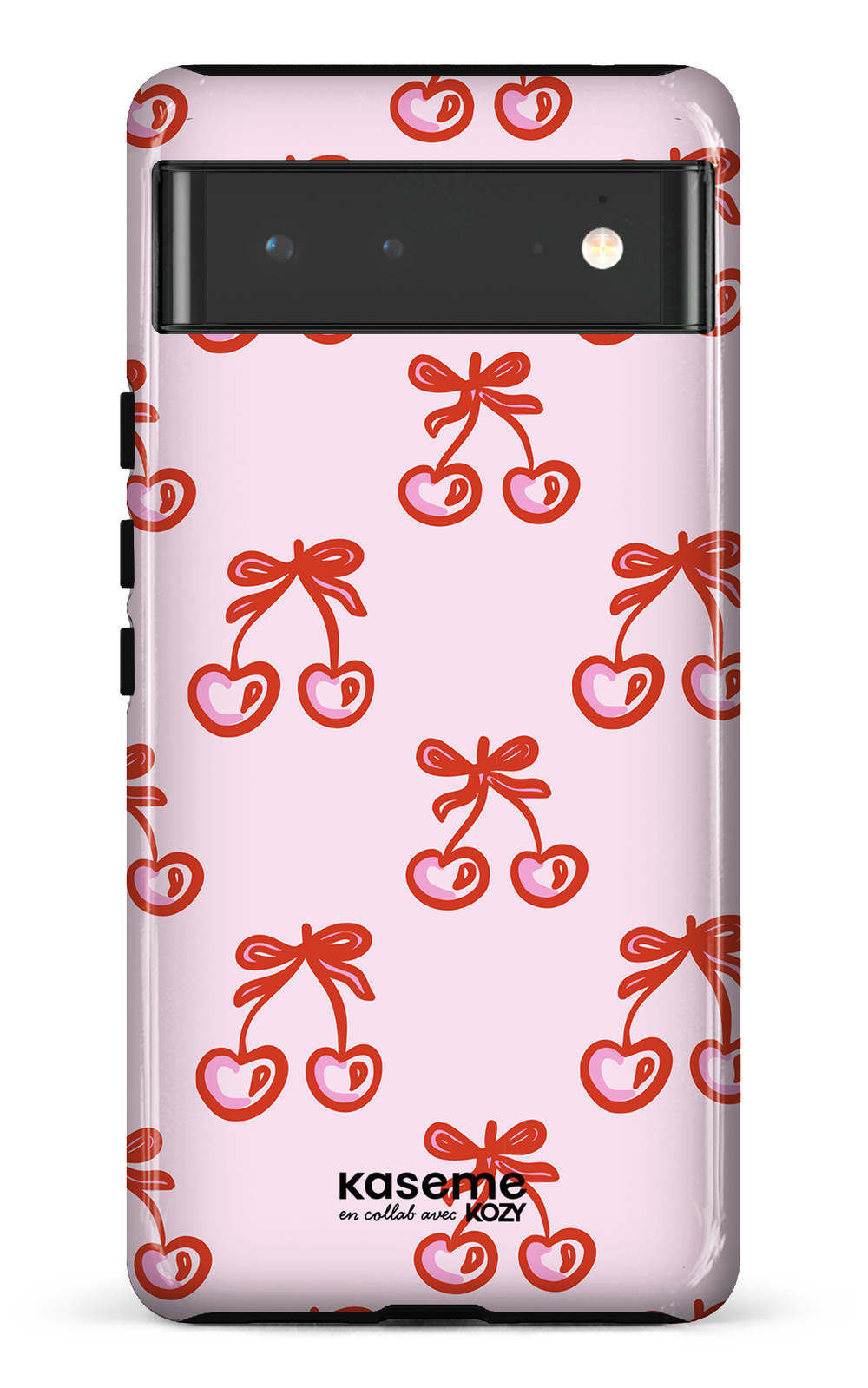 Étui impact pour cellulaire - Cerises bouclées