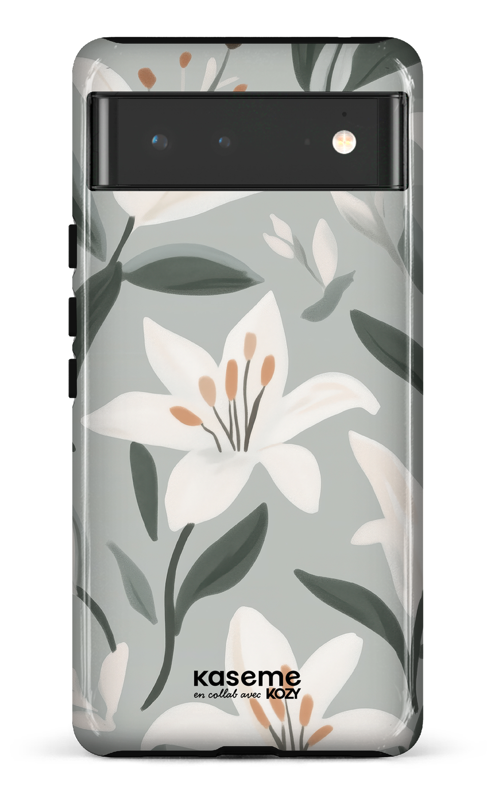 Étui impact pour cellulaire - La danse des lys bleu