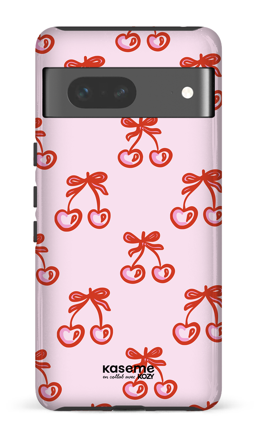 Étui impact pour cellulaire - Cerises bouclées