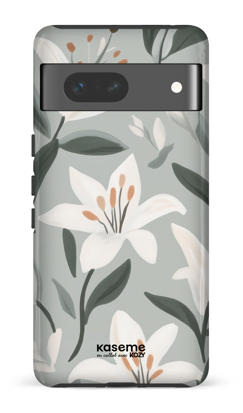 Étui impact pour cellulaire - La danse des lys bleu