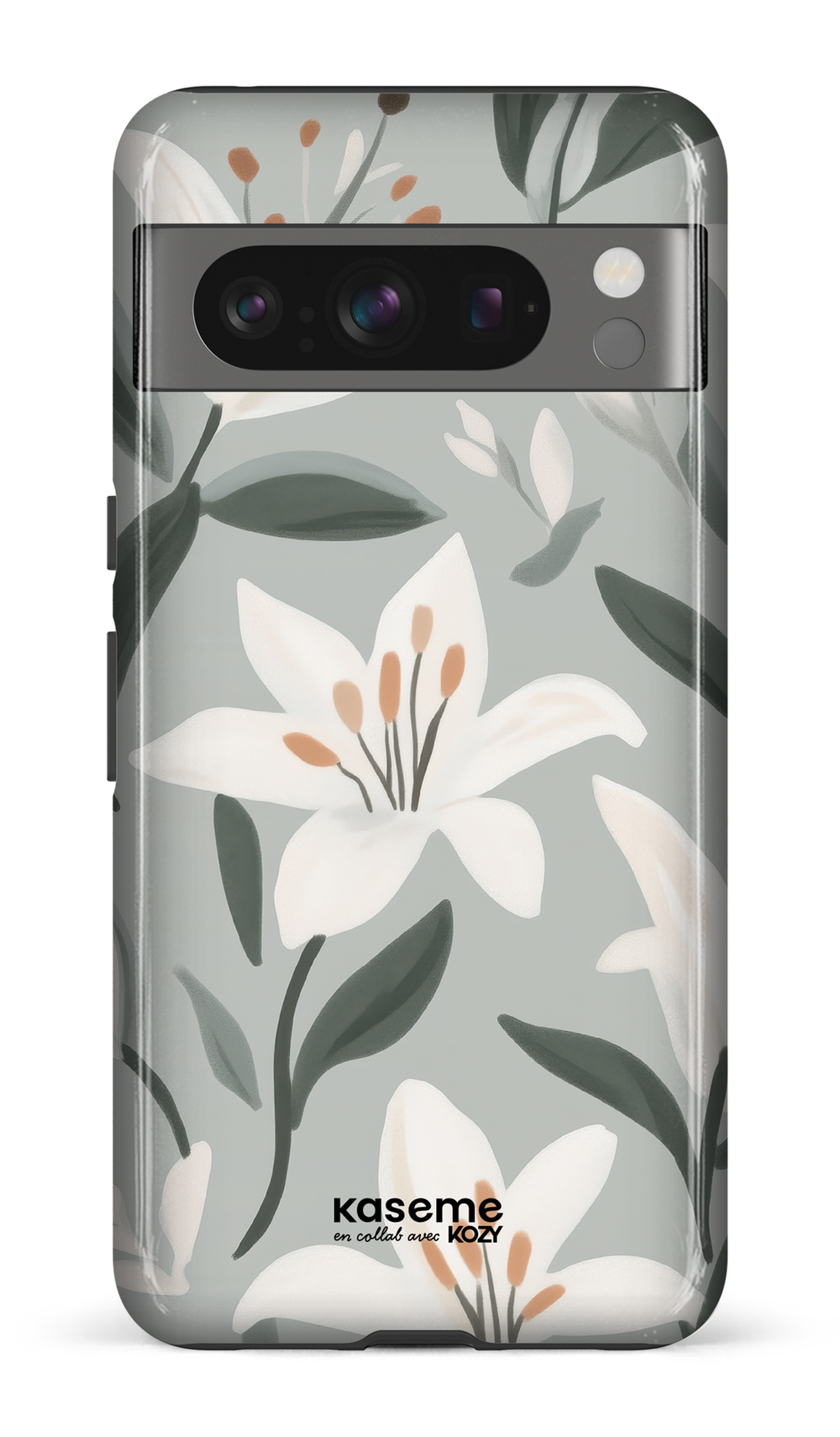 Étui impact pour cellulaire - La danse des lys bleu