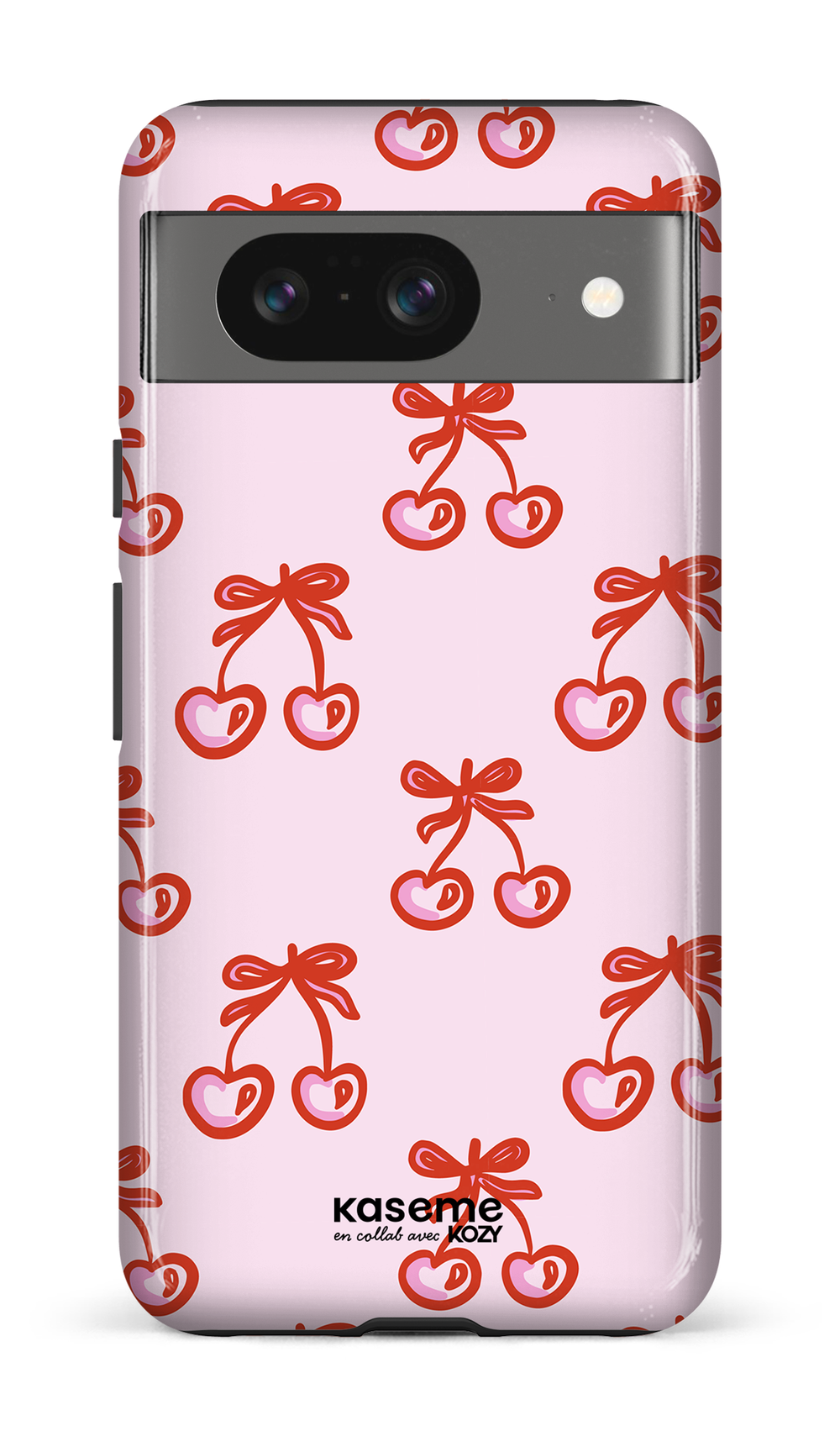 Étui impact pour cellulaire - Cerises bouclées