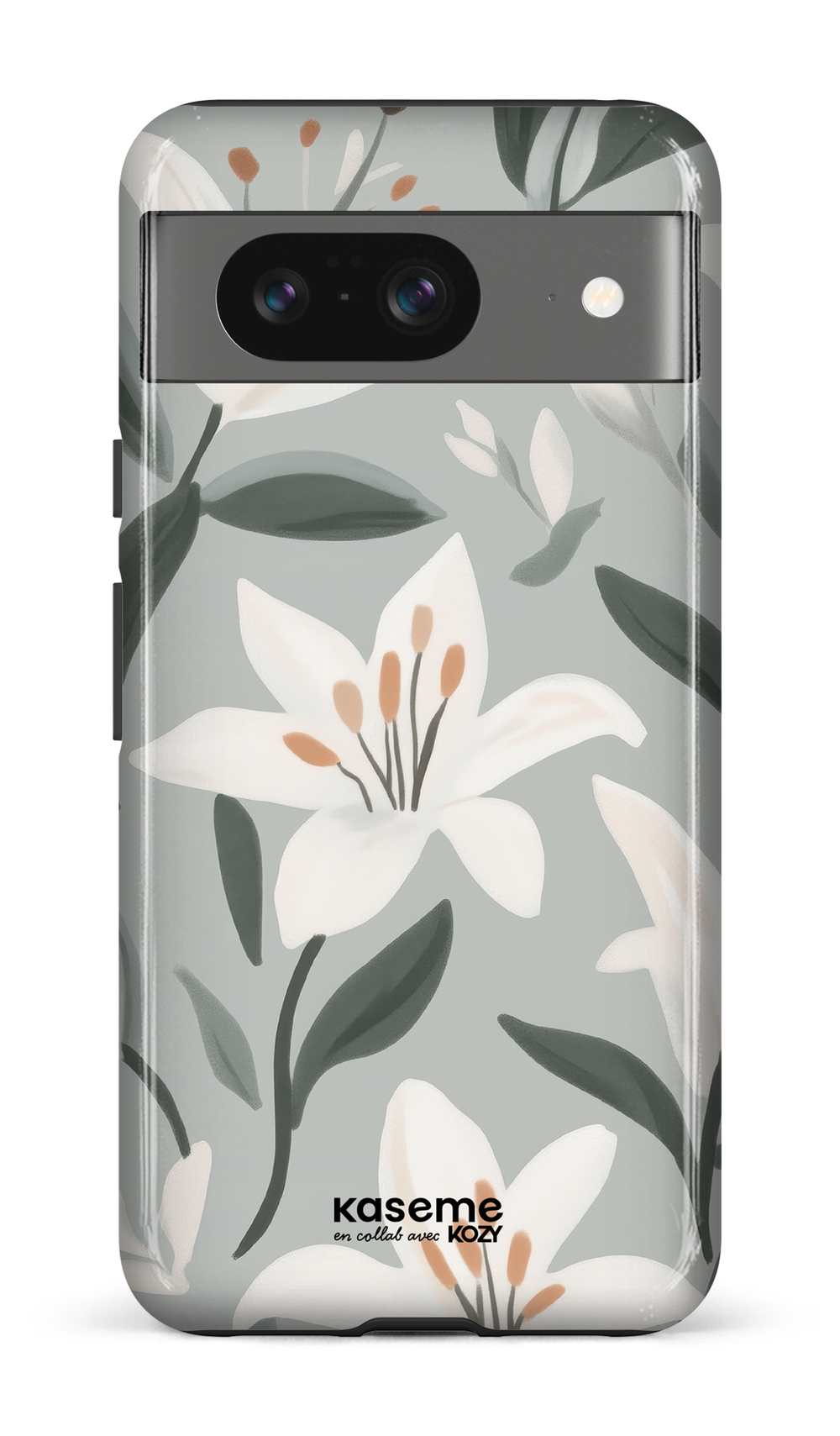 Étui impact pour cellulaire - La danse des lys bleu