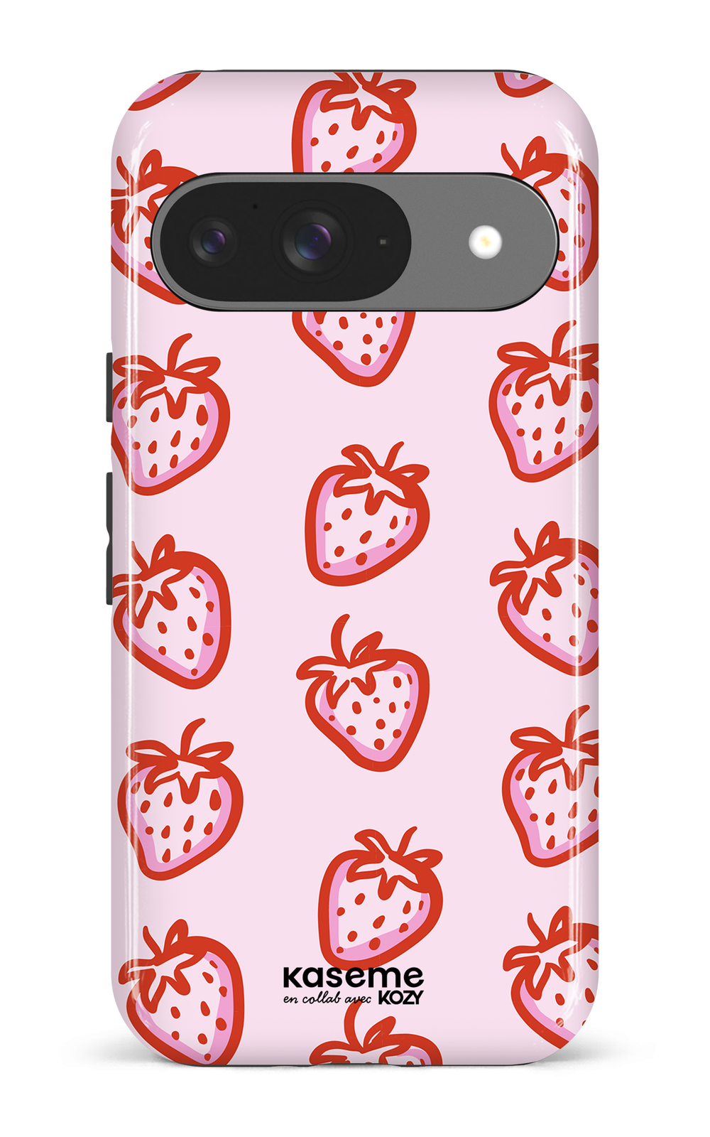 Étui impact pour cellulaire - Fraises en folie