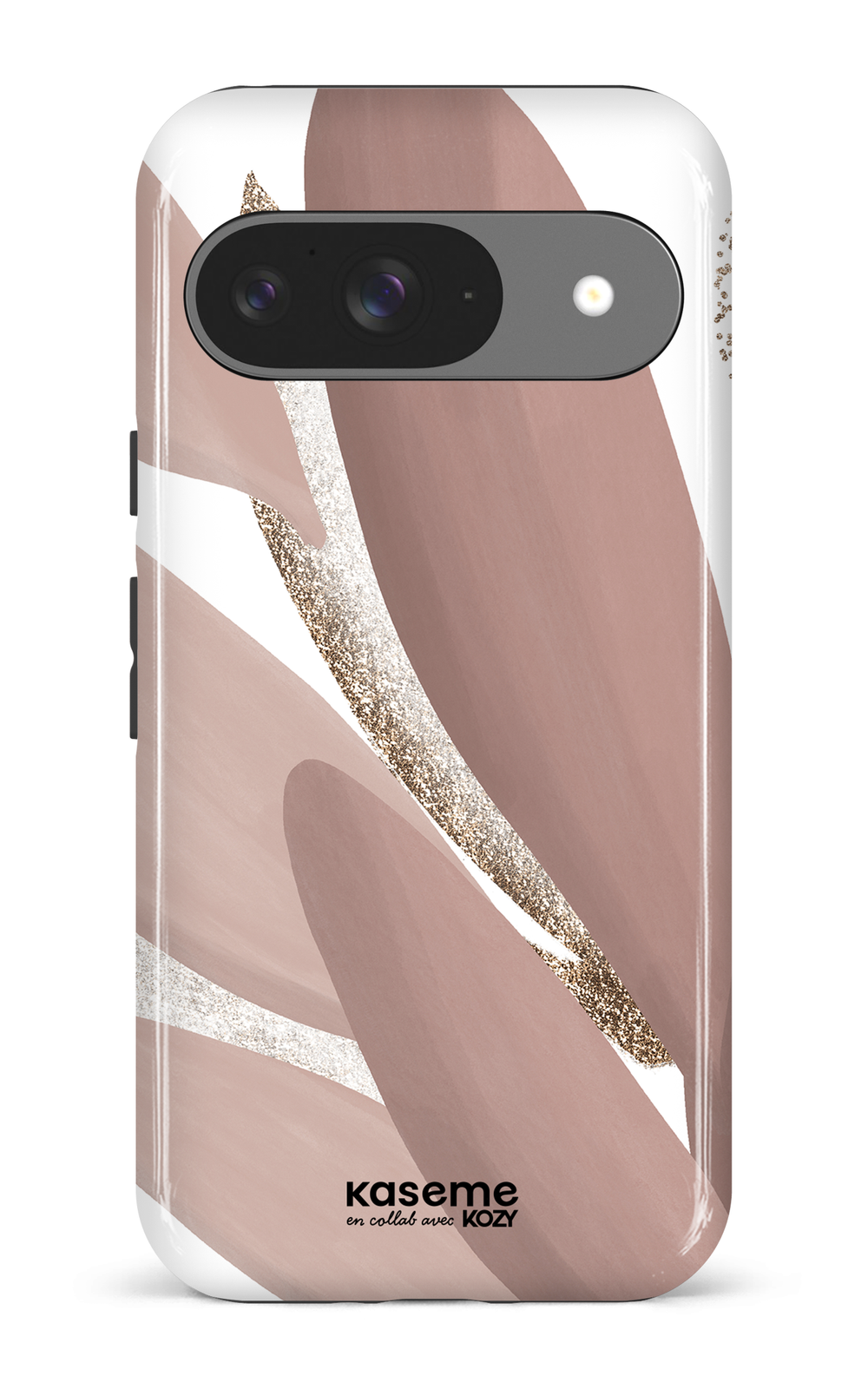 Étui impact pour cellulaire - Inspiration florale nude