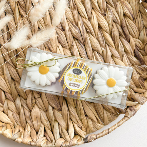 Boîte cadeau biscuits "Oreo" - Marguerites||Gift box "Oreo" cookie - Daisies