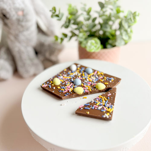 Barre de chocolat - Oeufs de Pâques||Chocolate bar - Easter eggs