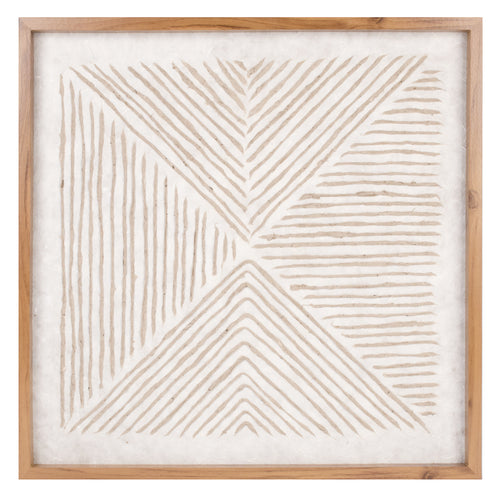 Cadre mural beige - Abstrait||Beige wall frame - Abstract