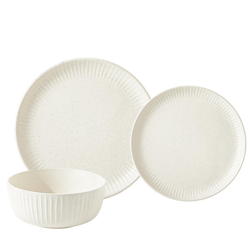 Textured dinnerware set - Sesame