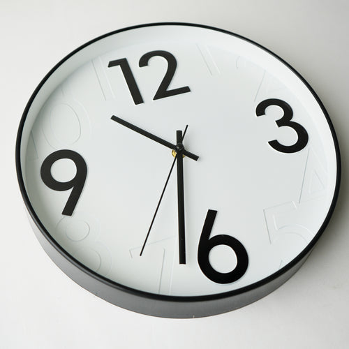 Horloge murale - Noir & Blanc