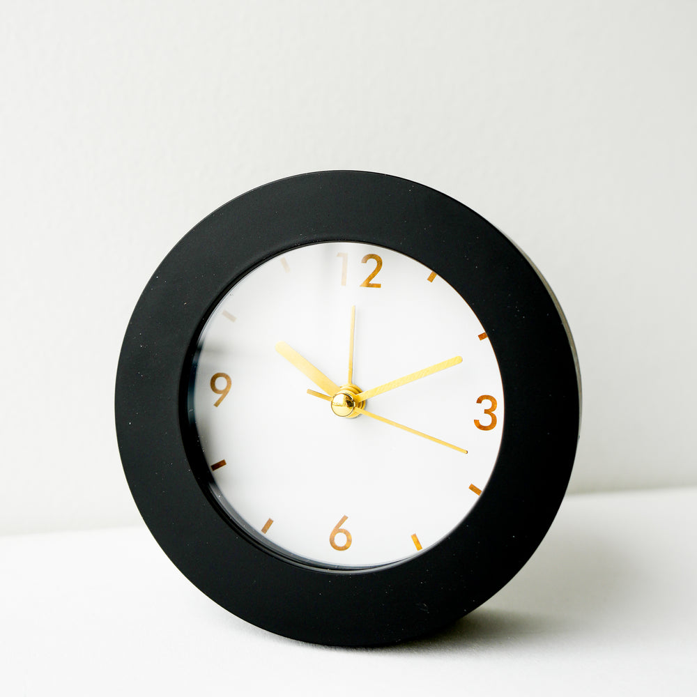 Desk clock - Black