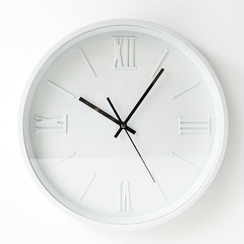 Horloge murale - Blanc