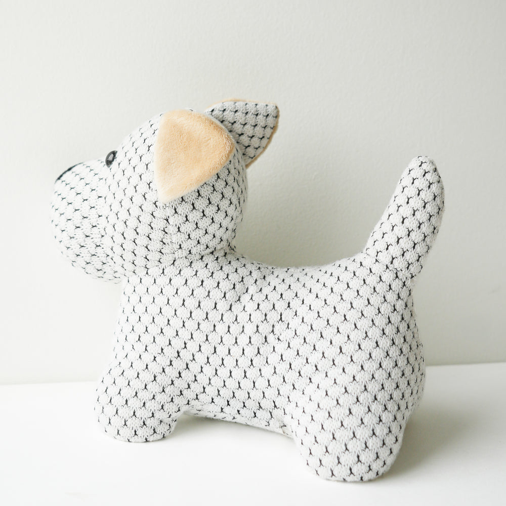 Doorstop - White Dog