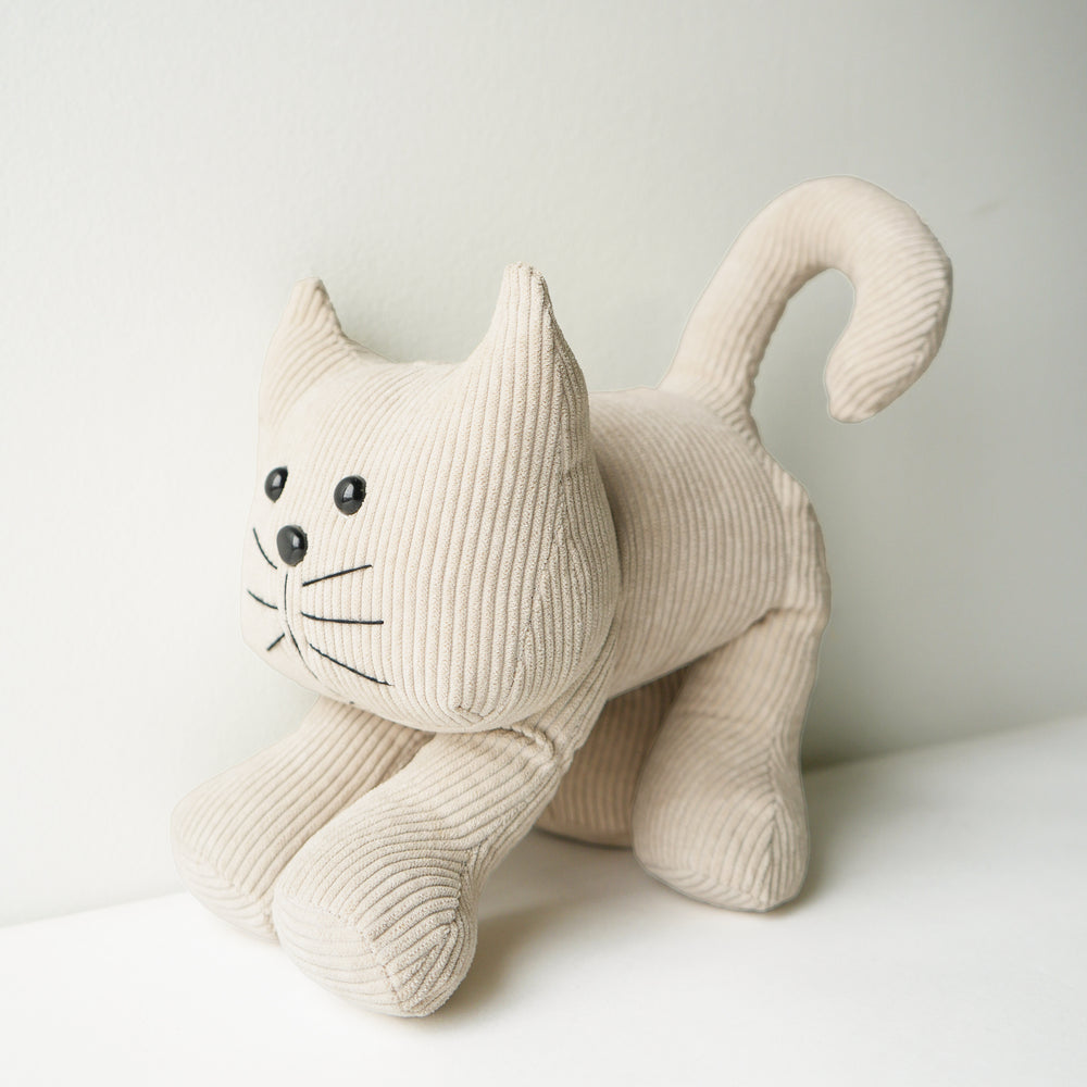 Door stop - Beige Cat
