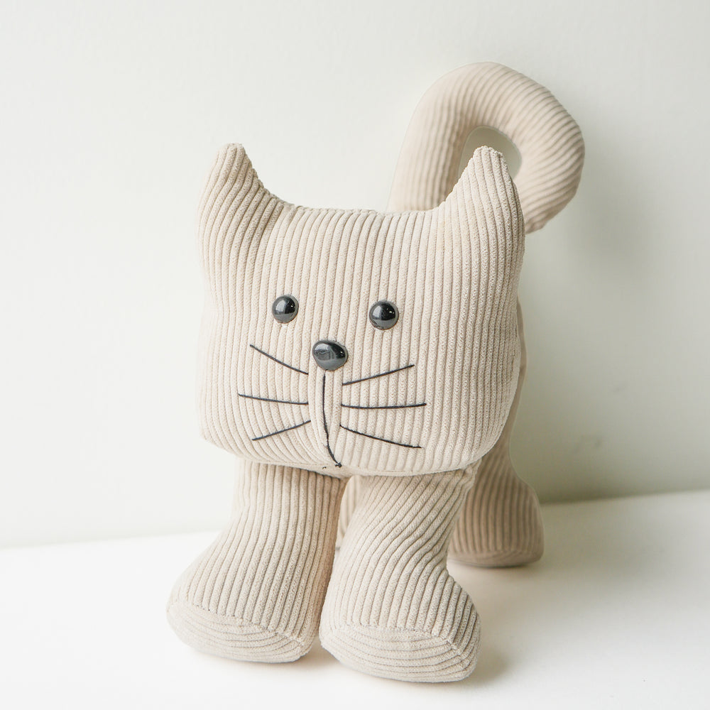 Door stop - Beige Cat