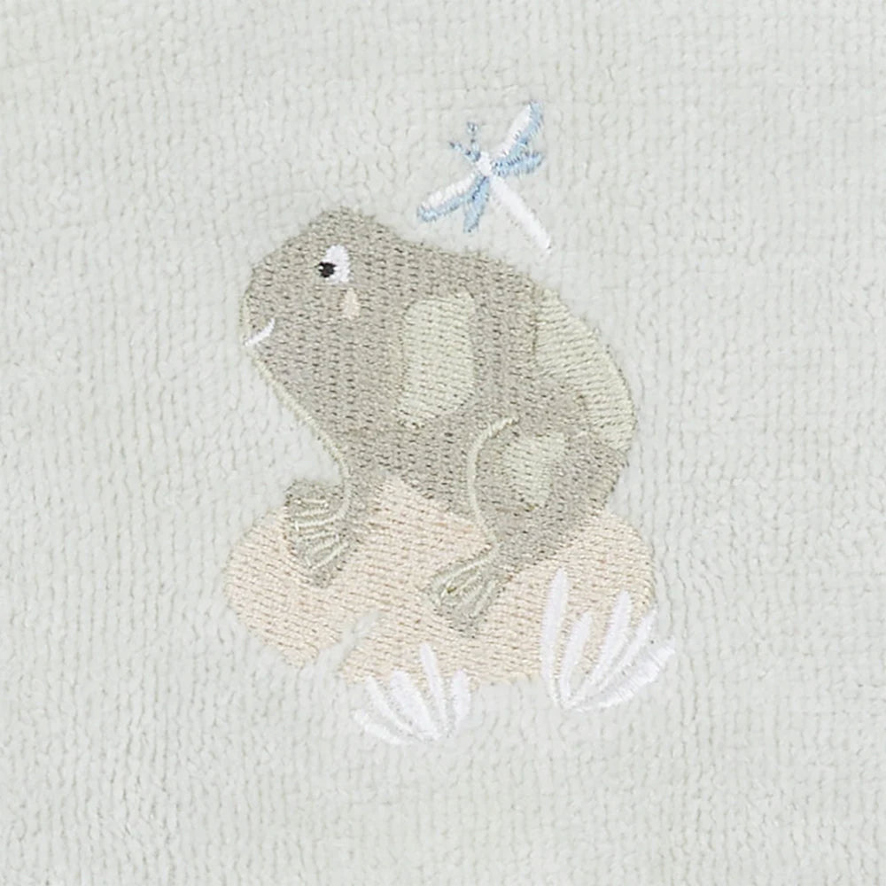 Serviette de bain pour bébé - Grenouille||Baby hooded towel - Frog