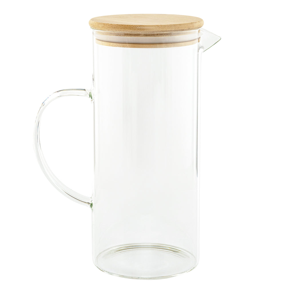 Pichet avec couvercle en bambou||Pitcher with bamboo lid