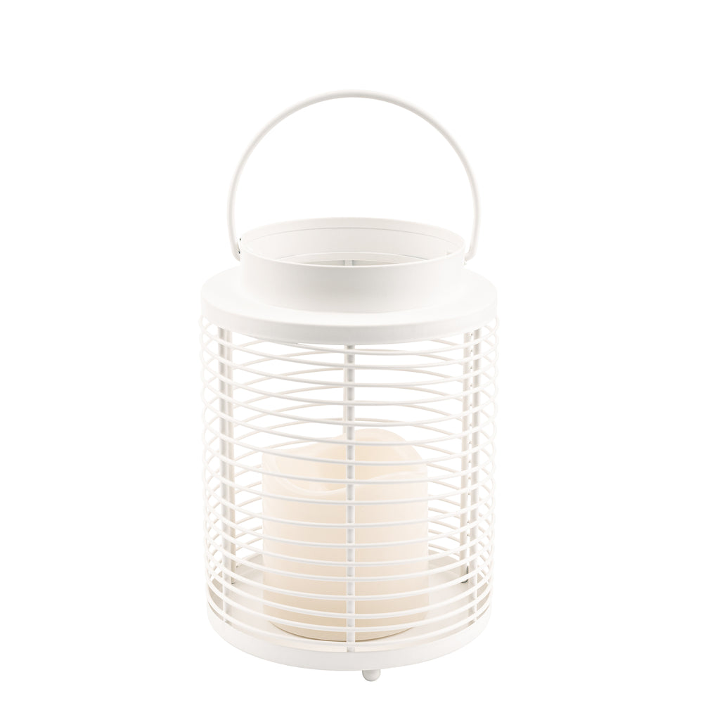 Lanterne en métal - Blanche||Metal lantern - White