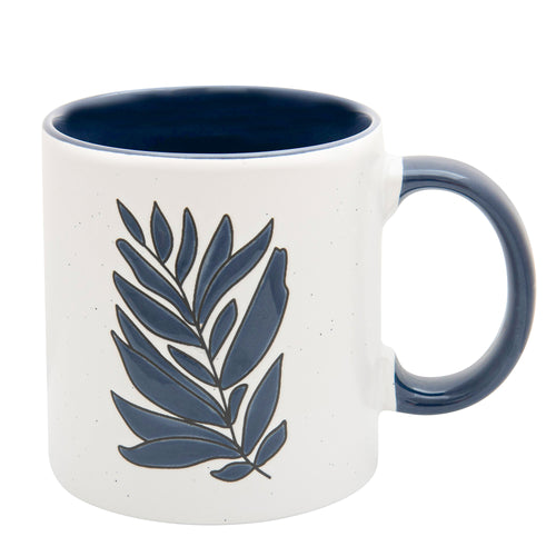 Leaf mug - Blue