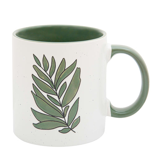 Tasse feuilles - Verte