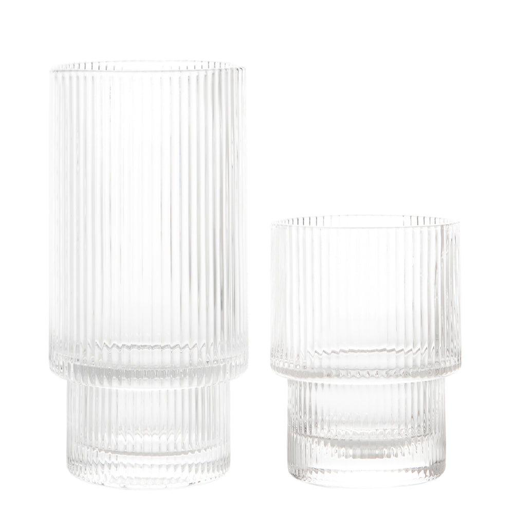 Stackable glass set (8)