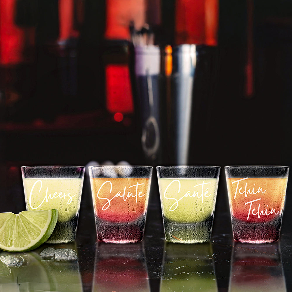 Set of shot glasses (4) - Festive