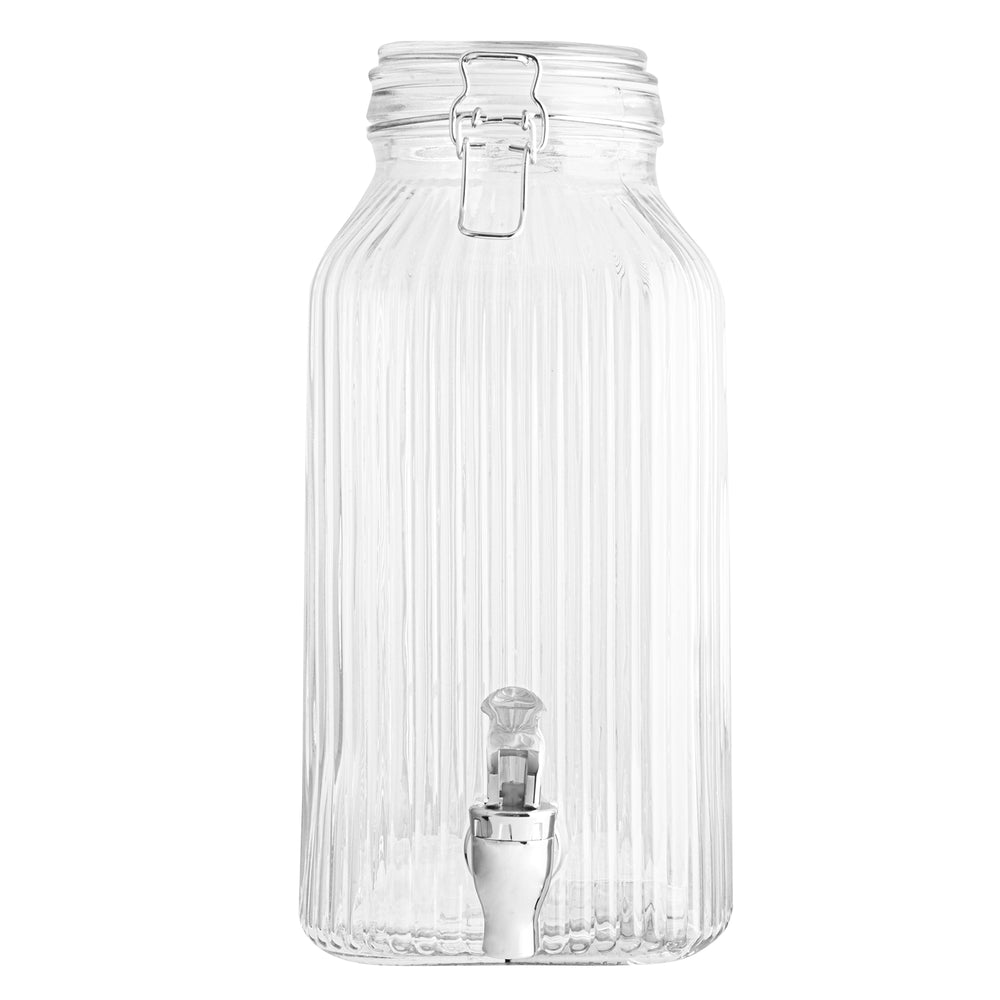 Optical glass beverage dispenser