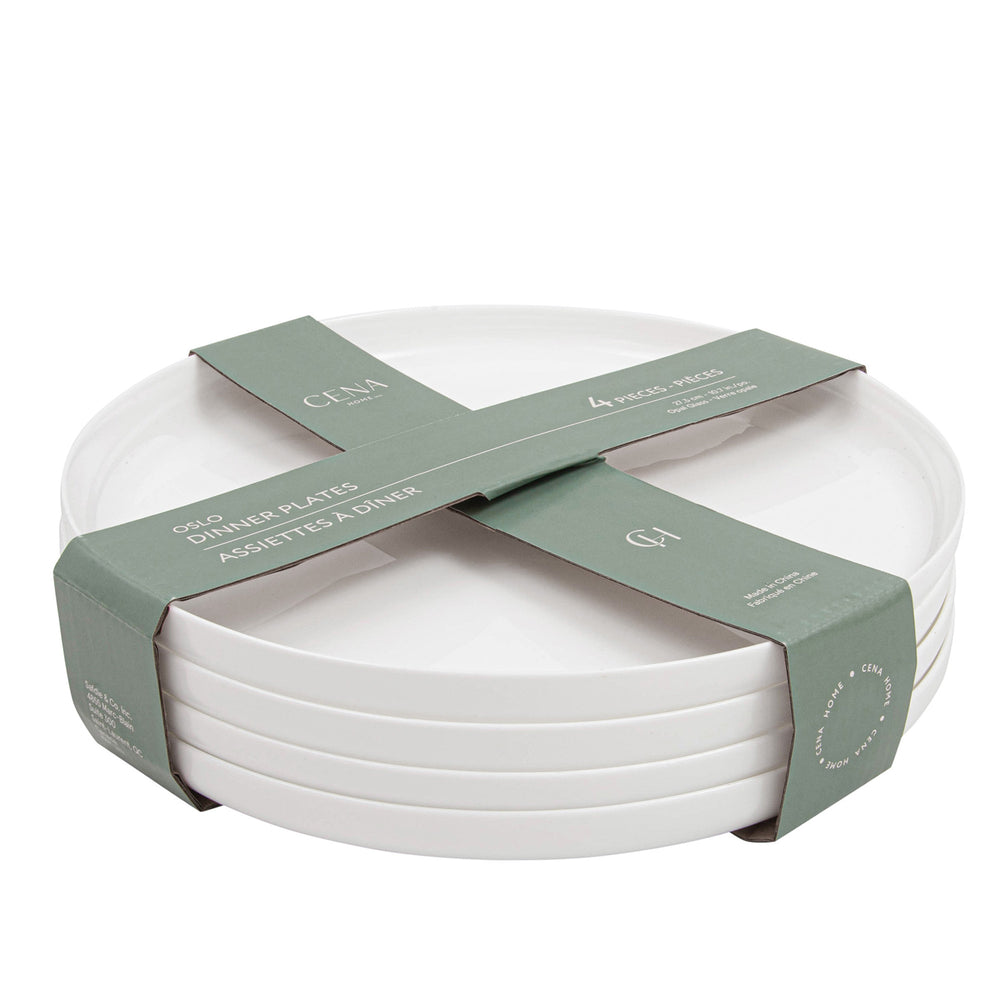 Set of 4 dinner plates - Oslo