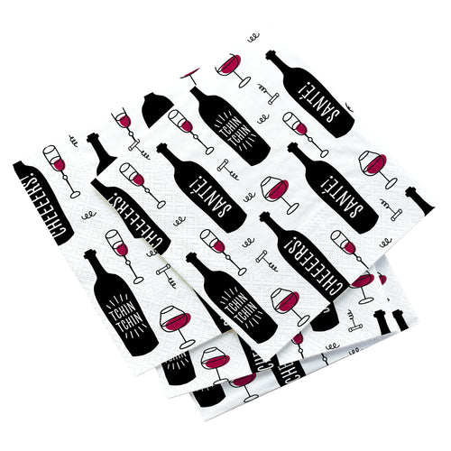 Serviettes de table - Tchin tchin