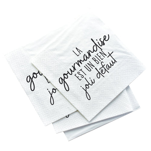 Serviettes de table - La gourmandise