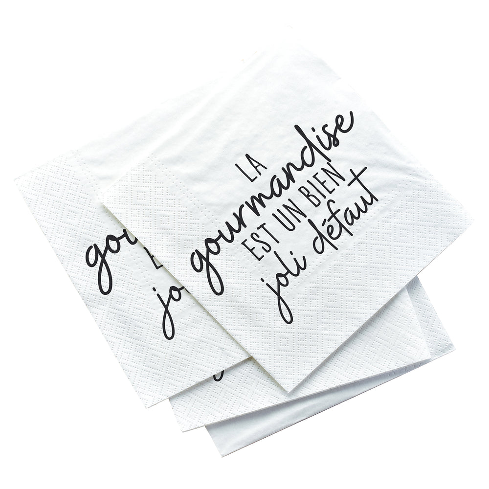 Serviettes de table - La gourmandise