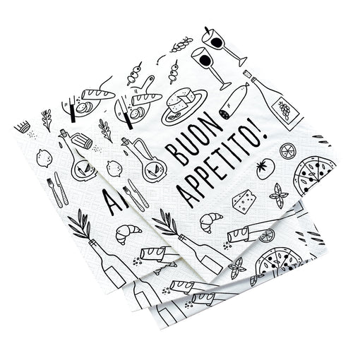 Serviettes de table - Buon Appetito