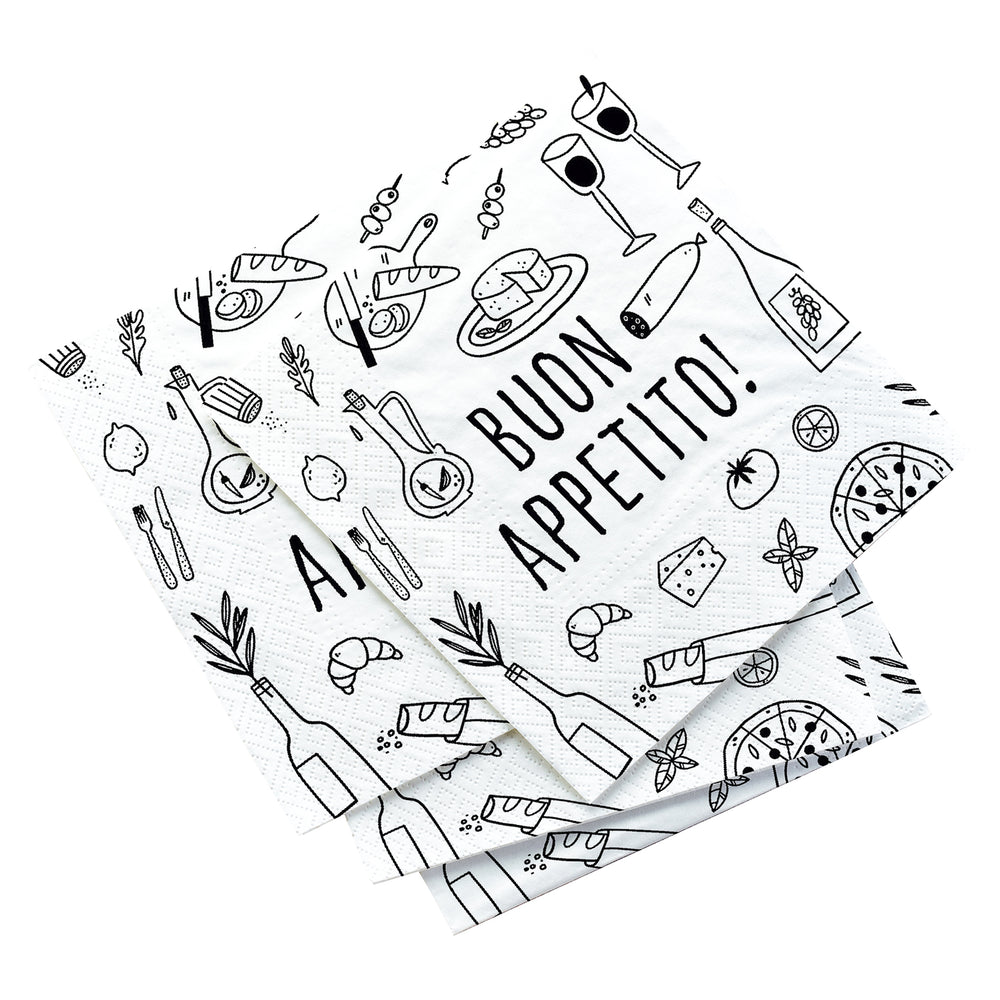 Serviettes de table - Buon Appetito