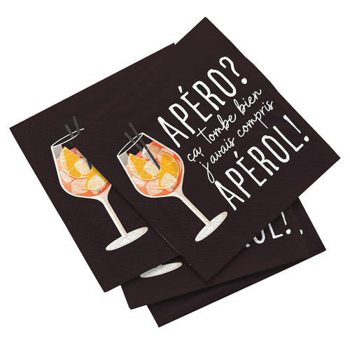Serviettes de table - Apéro ?