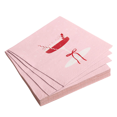Serviettes de table - Soirée champagne