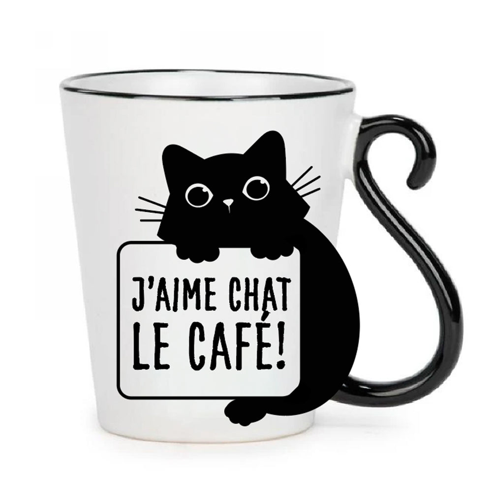 Mug - J'aime chat le café!