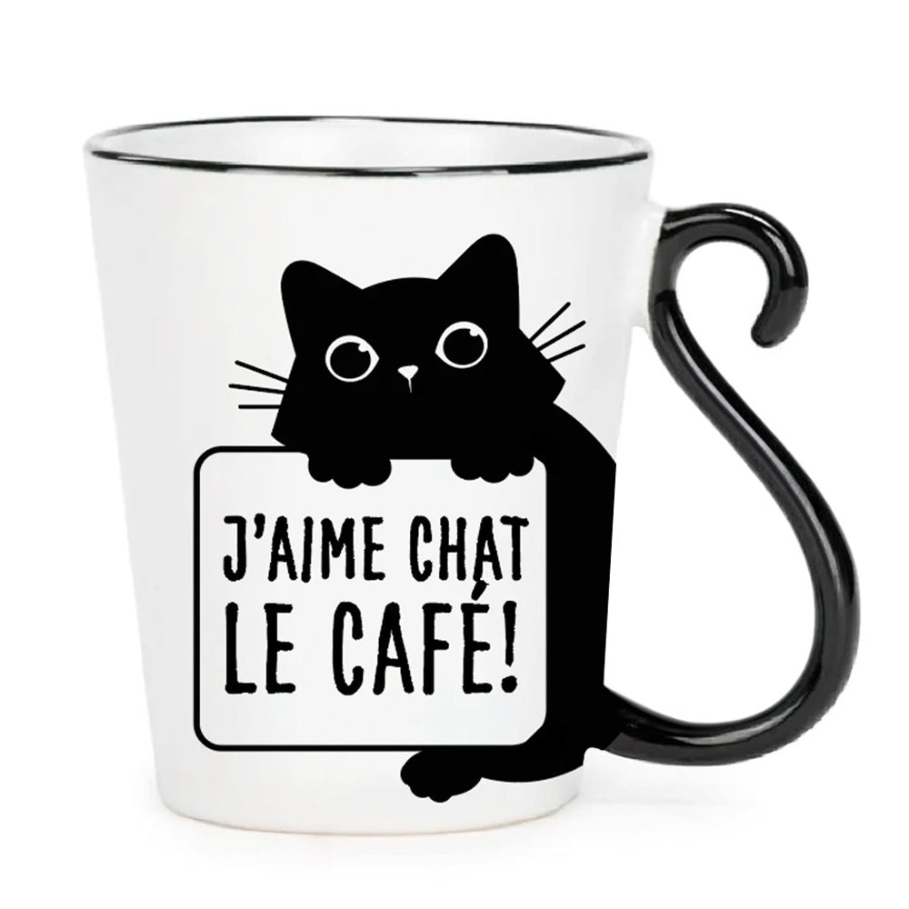 Tasse - J'aime chat le café!