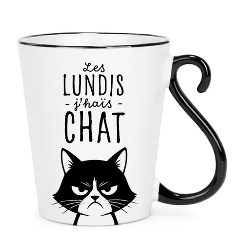 Mug - Les lundis j'haïs chat